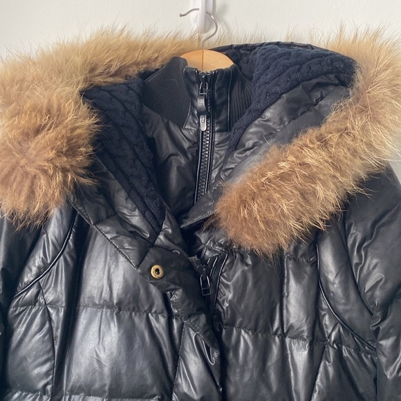 Rudsak MYA WOMEN'S DOWN FEATHER PUFFER JACKET WITH REMOVABLE FUR MEDIUM - Picture 3 of 16